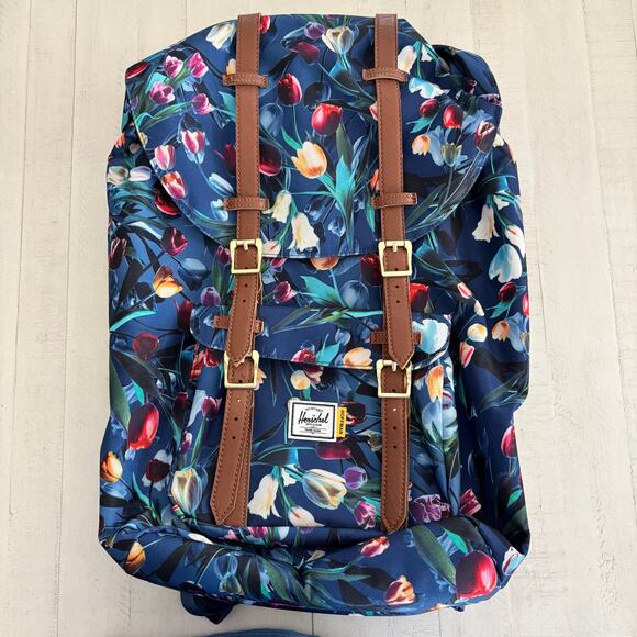 Herschel Supply Co. Handbags - NWOT Herschel Little America Hoffman Tulips 25L Backpack Rucksack